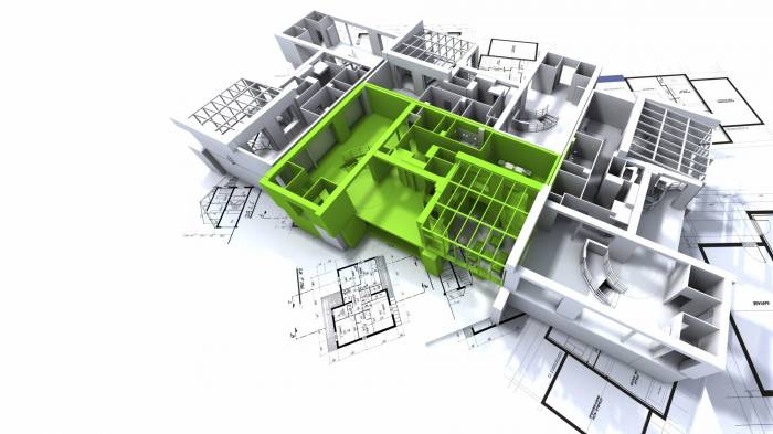 3d схема, схема квартиры